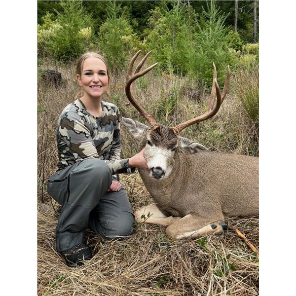 5-Day, Oregon Blacktail Deer Hunt for Two Hunters with Spoon Creek Outfitters