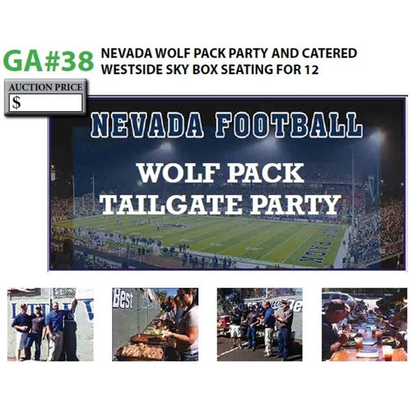 Wolf Pack VIP Football Experience – Party at The Wal + Catered Westside Skybox for 12