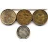 Image 1 : LOT OF 4 HONG KONG COINS-VARIOUS DENOMINATIONS