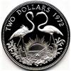 Image 1 : 1972 BAHAMAS $2 SILVER COINS-PROOF LIKE