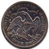 Image 2 : 1877 SILVER SEATED LIBERTY QUARTER-XF/AU