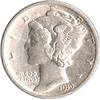 Image 1 : 1919-S SILVER MERCURY DIME-CIRC