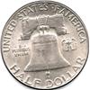 Image 2 : CHOICE 1949 SILVER FRANKLIN HALF DOLLAR-CH BU+ FULL BELL LINES