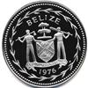 Image 2 : 1976 BELIZE SILVER 1 CENT PROOF COIN-GEM