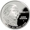 Image 1 : 1993-S SILVER JAMES MADISON COMMEMORATIVE DOLLAR-PROOF DCAM