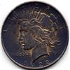 Image 1 : COLOR 1922-D US SILVER PEACE DOLLAR-UNC