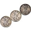Image 1 : 3 US SILVER LIBERTY WALKERS-CIRC 1940, 1940, 1937