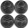 Image 1 : 2004 P&D PEACE JEFFERSON NICKELS-CH BU+