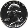 Image 1 : 1962 SILVER WASHINGTON QUARTER-PROOF