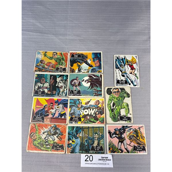 11 1966 Batman Cards 1st Series Black Bat