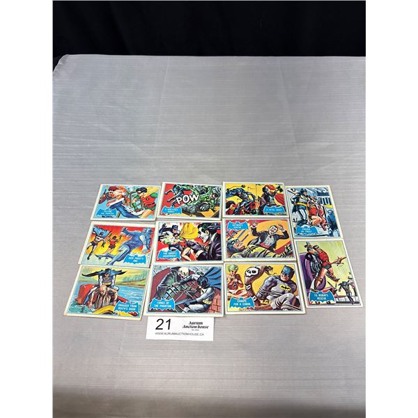 11 1966 Batman Cards Blue Bat