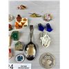 Image 3 : Vintage Collectible Lot of Pins, Spoons, Tokens Etc