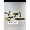 Image 4 : Lot of Antique Collectible Skelenton Keys Etc