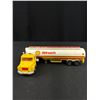 Image 3 : Shell Tanker Truck and Trailor by Majorete 1/60th Scale in Old Cloth Liquor Bag