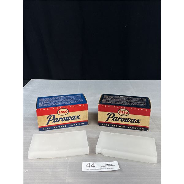 2 Esso Parowax in Original Boxes NOS
