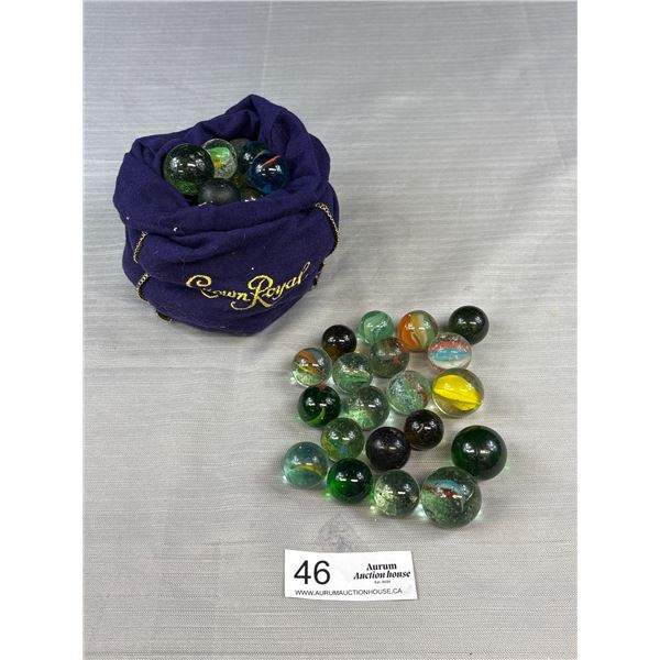 Bag Lot of Vintage Marbles