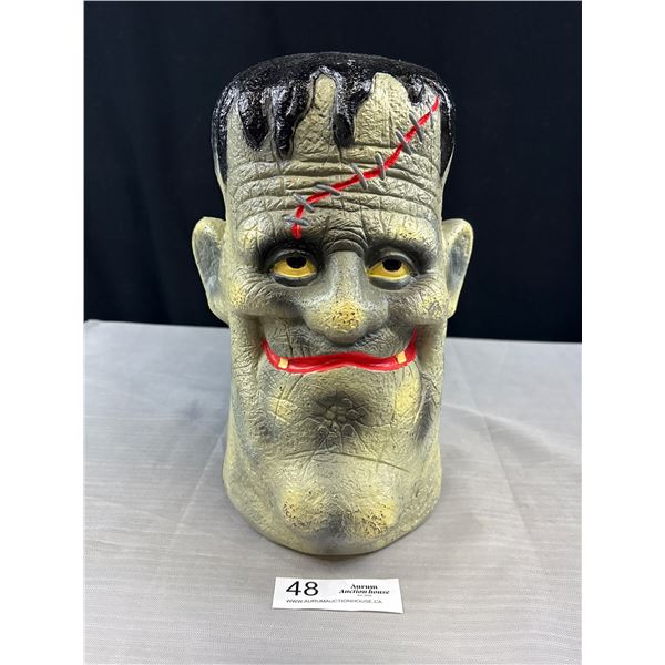 13" Tall Frankenstein Blowmold Head