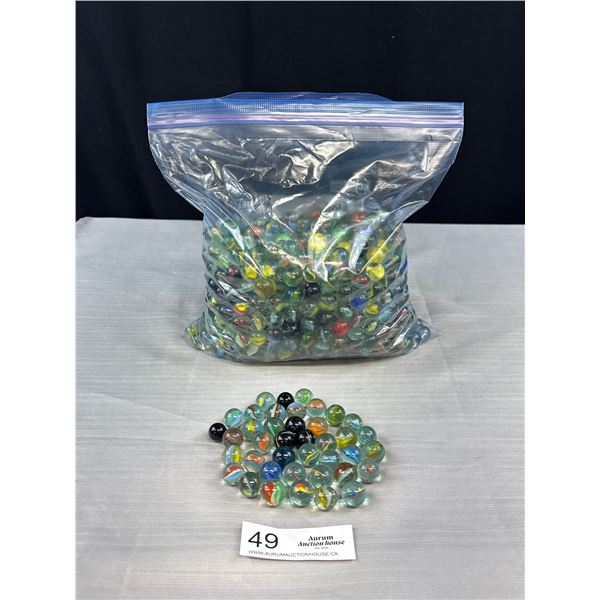 Large Ziploc Bag of Marbles