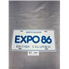 Image 1 : Expo 86 Souvenier License Plate