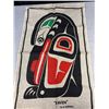 Image 3 : Vintage West Coast Native Cloth Raven by D Harper