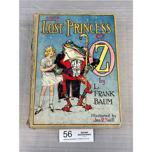 First Edition 1917 The Lost Princess of Oz Hardcover Book