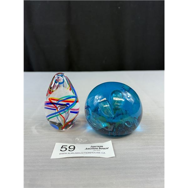 Vintage Old Paperweight Collection Very Nice