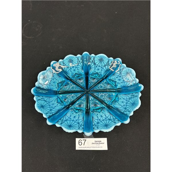 Antique French Turqouise Opaline Glass Set