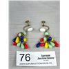 Image 1 : Antique Carmen Miranda Earring Signed W. Germany
