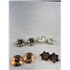Image 2 : Excellent Collection Antique Clip on Earrings All Paired
