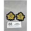 Image 1 : Pair of Canadian Military Baret Blazer Badges