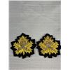 Image 2 : Pair of Canadian Military Baret Blazer Badges