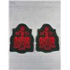 Image 2 : Lot of Vintage Military Coat of Arms Cloth Patches