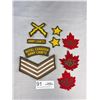 Image 1 : Nice Lot of Vintage Royal Canadian Army Cadets Cloth Patches