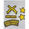 Image 2 : Nice Lot of Vintage Royal Canadian Army Cadets Cloth Patches