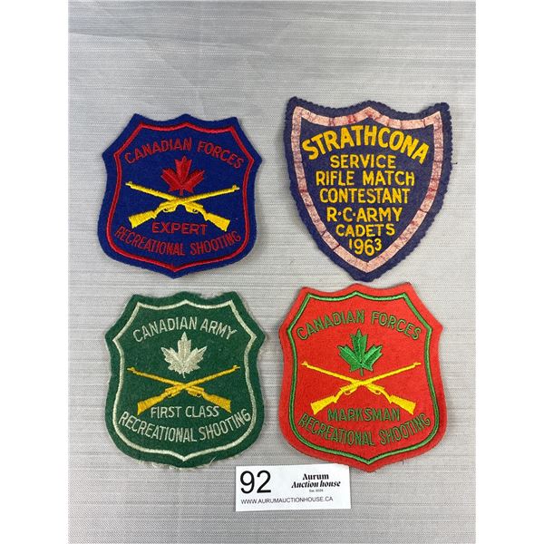 Nice Lot of Vintage Canadian Cloth Patches Including Strathcona 1963 Army Cadets