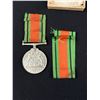 Image 2 : WW2 Defense Medal w/ Ribbons and Original Box