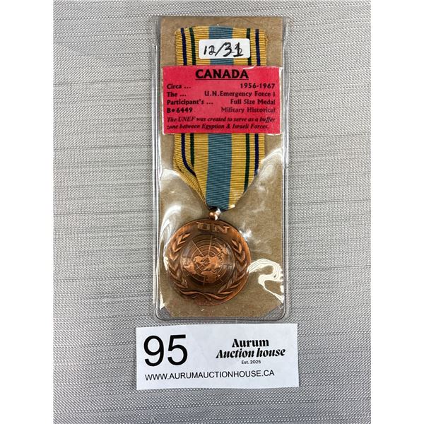 1956-57 UN Medal on Ribbon