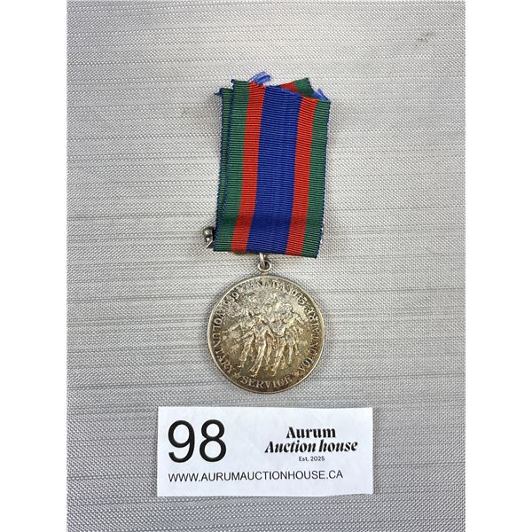 WW2 Canadian Silver Volunteer Medal