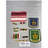 Image 1 : Lot of Vintage Military Patches, Ribbons, Etc