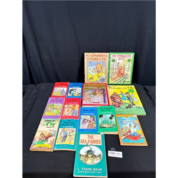 Large Lot of The Wizard The Oz Books