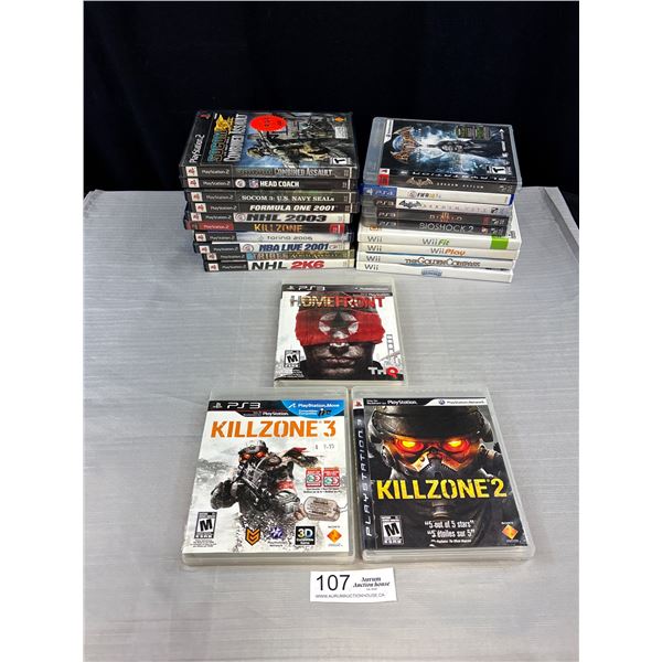 Lot of Wii and PS3 Games Etc