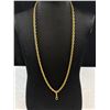 Image 2 : Very Heavy Antique Gold Chain Marked 12k G.F. Gorgeous Lined
