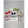 Image 1 : Lot of Antique Clip on Earrings All Pairs