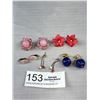 Image 2 : Lot of Antique Clip on Earrings All Pairs