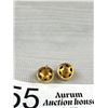 Image 2 : Vintage Gold Stud Earrings