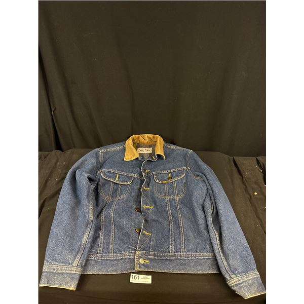 Vintage Lee Storm Rider Jacket Mens Blanket Lined - Med/Large - 22.5" Pit to Pit, 23" Neck to Bottom