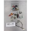 Image 7 : Large Lot 175 Grams of Jewelry Marked 925 - Passed Magnet Test - Failed Acid Test