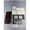Image 1 : Antique Carl Zeiss Aerotopograph Stereoscopic Viewer With Picture Holder, Leather Case & Original In