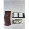 Image 2 : Antique Carl Zeiss Aerotopograph Stereoscopic Viewer With Picture Holder, Leather Case & Original In