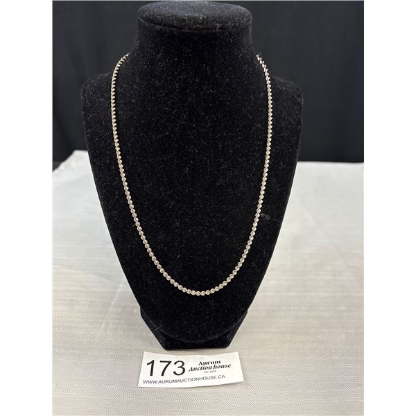 925 Sterling Silver Italy 20" Chain With Lobster Clasp